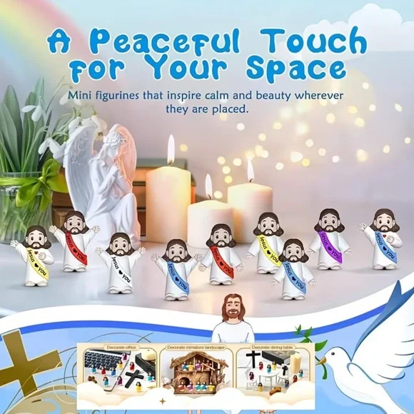 Jesus Figurines Set (10pc) - Picture 3 of 5